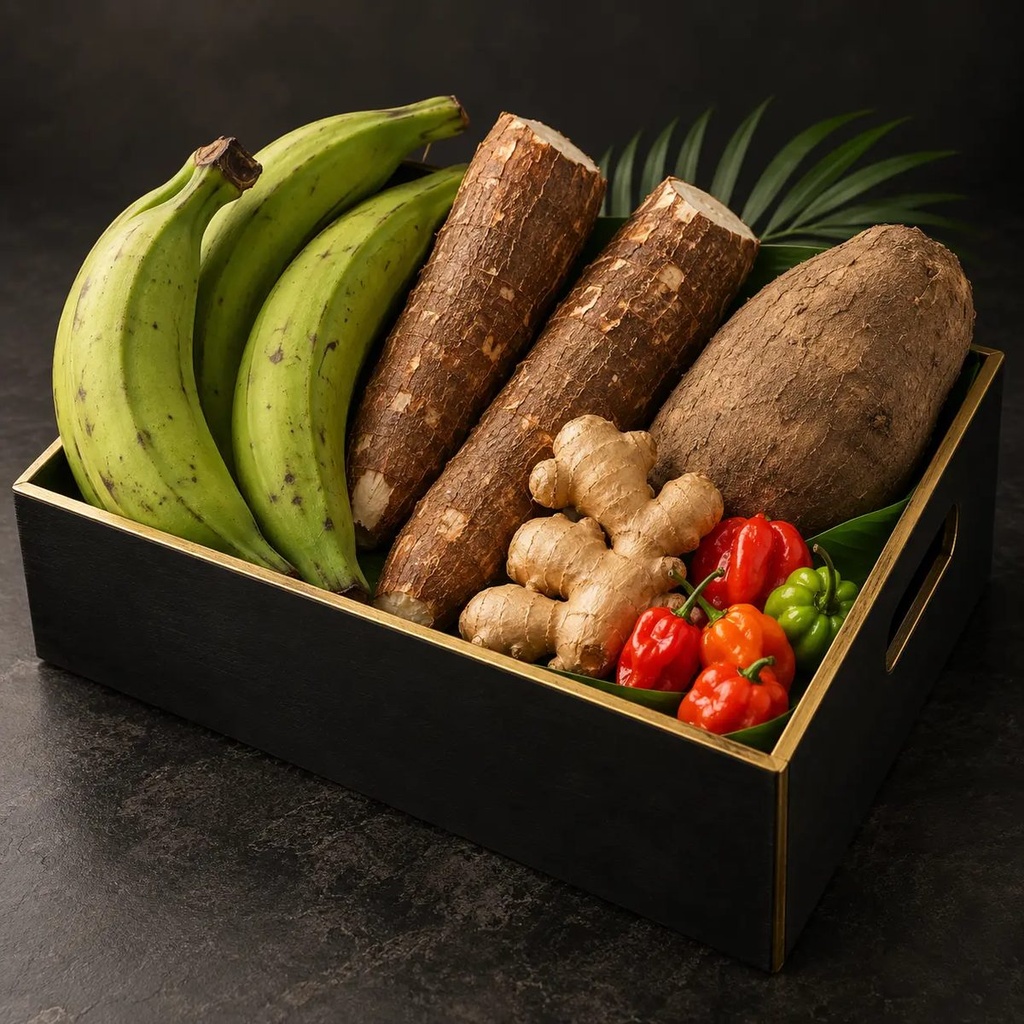 [TE-017] Panier de racines & plantains